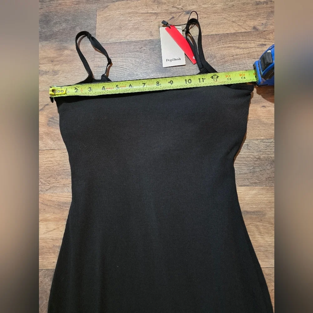 Popilush Women's Black Black Summer Shapewear Tummy Control Bodycon Dress Size M - Picture 7 of 8